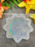 Holographic coaster mold (4.5")