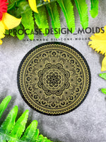 5 inch Round mandala mold