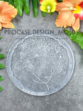 Flower lady coaster mold#9