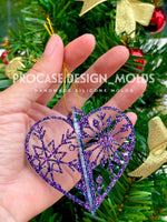 3D heart ornament mold #7