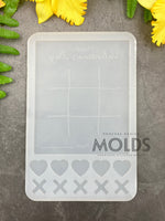 Valentines Tic Tac Toe mold