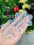 3D snowflake ornament mold #14