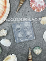 Destash mold - Nautilus Shell earrings mold