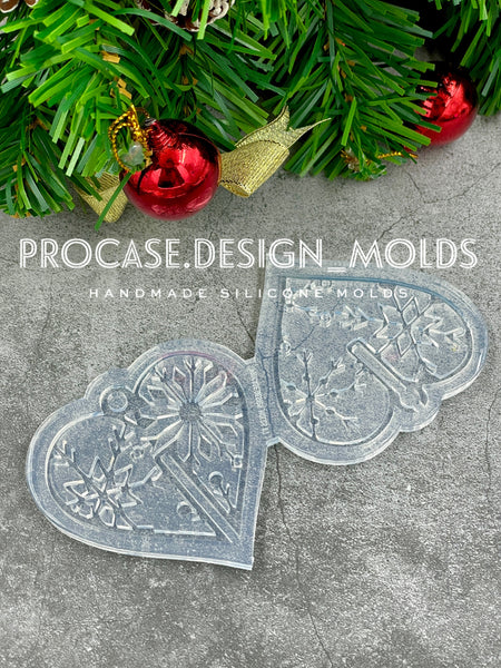 3D heart ornament mold #7