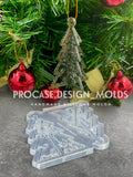 3D Christmas tree ornament mold #9