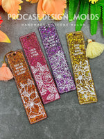 Floral bookmark mold(1 design/each)