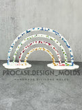 Rainbow earring stand mold