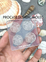 Sand dollar earring mold