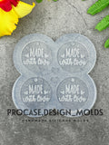 Made with love tag mold (round 1.5")