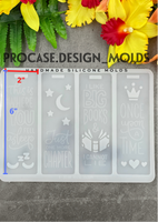 Bookmark mold B (1 design/each)