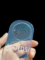 Holographic round mold(sand pattern)