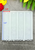 Floral bookmark mold(1 design/each)