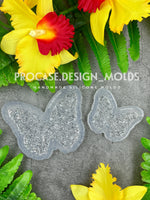 Druzy butterfly mold(2 sizes available )