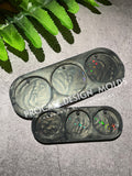 Holographic round mold(stars)