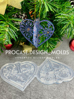 3D heart ornament mold #7