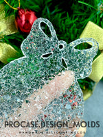 Druzy Christmas ball ornament mold #2