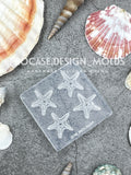 Starfish earrings silicone mold.