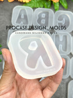 Reverse alphabet mold(Available in each letter individually or as a whole set(A-Z 26 letters)