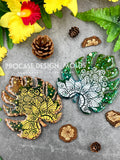 Monstera leaf mold (2 sizes available)