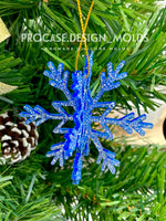 3D snowflake ornament mold #11