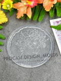 Flower lady coaster mold#3 (5 inches)