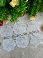 3D snowflake ornament collection - Set of 3 pcs. (1 design/each)