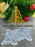 3D Christmas bell ornament mold #4