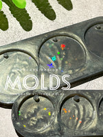 Holographic round mold(stars)