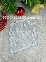 3D Christmas tree ornament mold #9