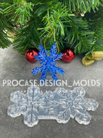 3D snowflake ornament mold #11