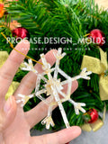 3D snowflake ornament collection 2 - Set of 4 pcs. (1 design/each)