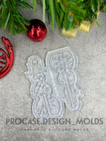 3D snowman ornament mold #6