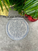 Druzy round mold(2 inches)