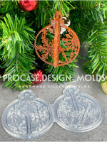 3D Christmas ball ornament mold #8