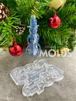 Destash Mold - 3D snowman ornament mold #6