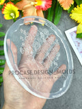 Flower lady coaster mold#2 (5 inches)