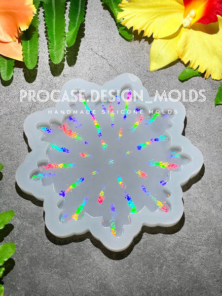 Holographic coaster mold (4.5")