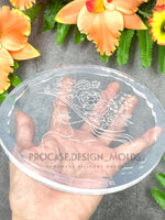 Flower lady coaster mold#8