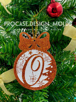 Christmas ball alphabet ornament molds (Available in each letter individually or as a whole set(A-Z 26 letters))