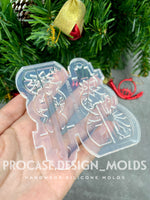 3D snowman ornament mold #6