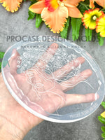 Flower lady coaster mold#7