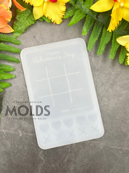 Valentines Tic Tac Toe mold