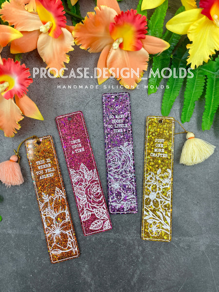 Floral bookmark mold(1 design/each) – PROCASE.DESIGN_MOLDS
