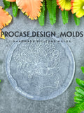 Flower lady coaster mold#6