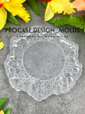 Floral coaster mold