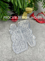 3D snowman ornament mold #6