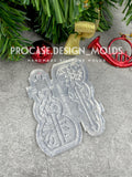 3D snowman ornament mold #6