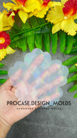 Flower Holographic Inlay mold (4.3")