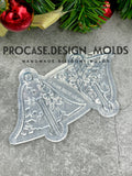 3D Christmas bell ornament mold #4