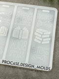 B- Grade / Bookmark mold A (1 design/each)